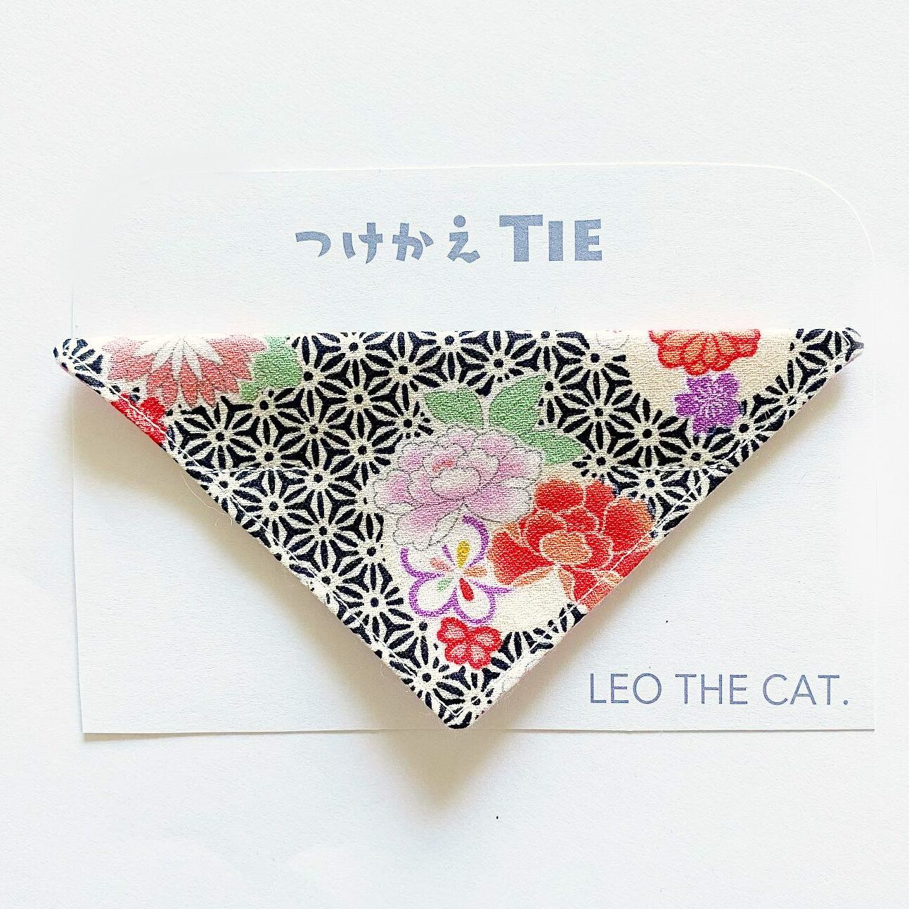 つけかえtie 三角バンダナ 和のお花 モノ