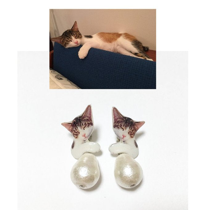 うちの子アクセサリー/玉が好き/ピアス(チタン)orイヤリング
