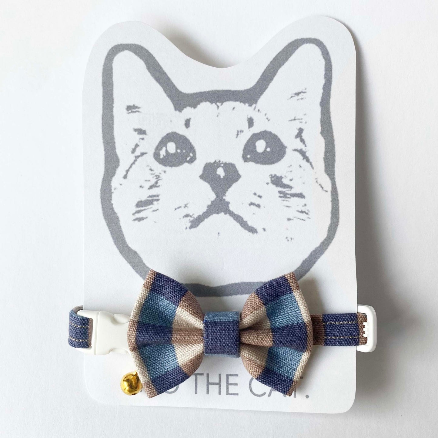 にゃんこ様用 蝶ネクタイ チェック こん