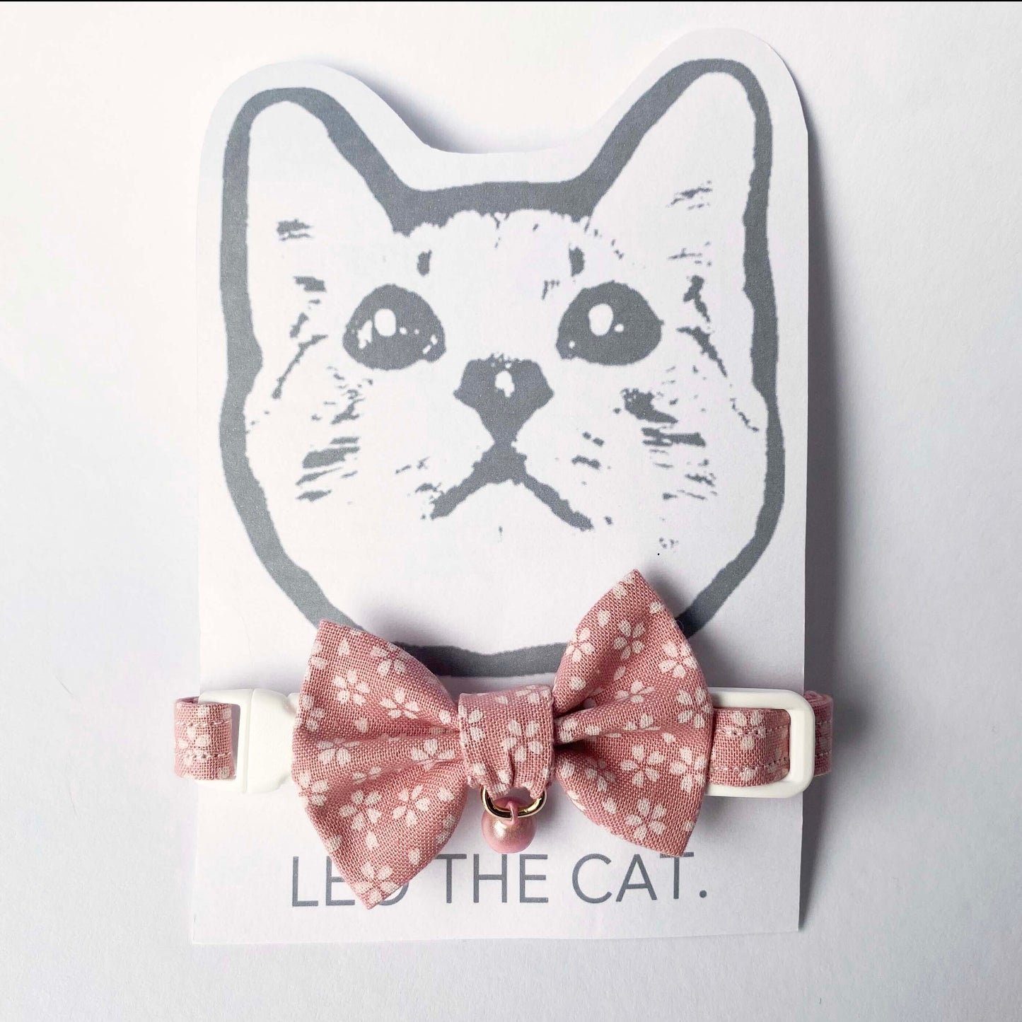 にゃんこ様用 蝶ネクタイ さくら ぴんく