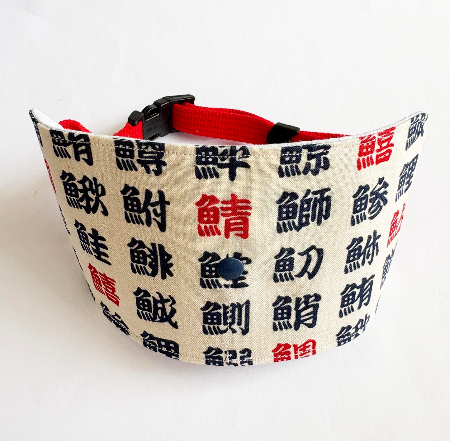 クールネック　Mサイズ　お魚漢字