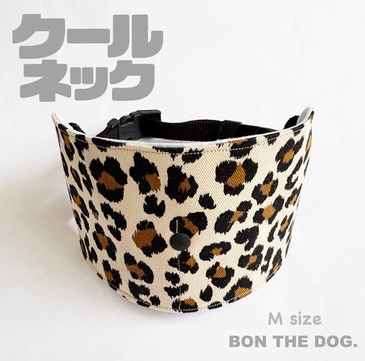 クールネック　Mサイズ　ヒョウ柄