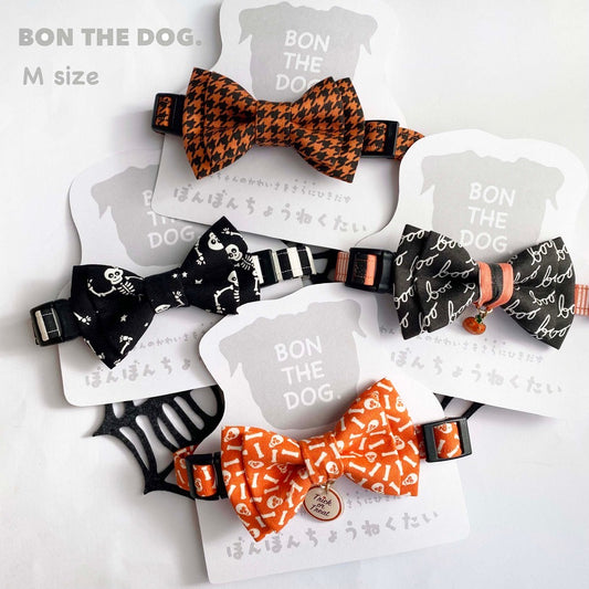 ぼんぼん蝶ネクタイ　ハロウィン　Mサイズ